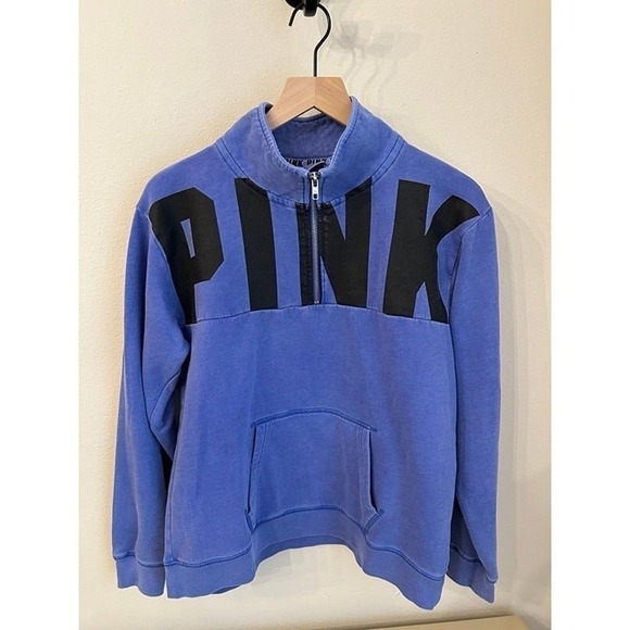 Pink Holly Swimwear Tops - PINK‎ Victoria's Secret Sweatshirt size S